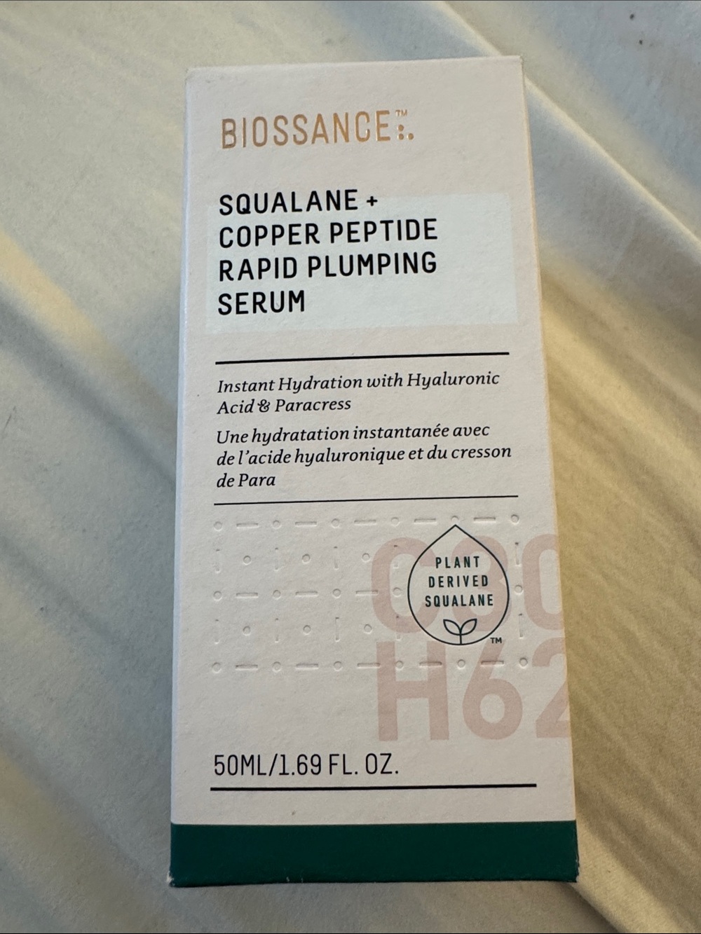 Biossance Squalane + Copper Peptide Rapid Plumping Serum